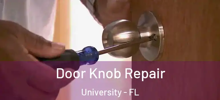  Door Knob Repair University - FL