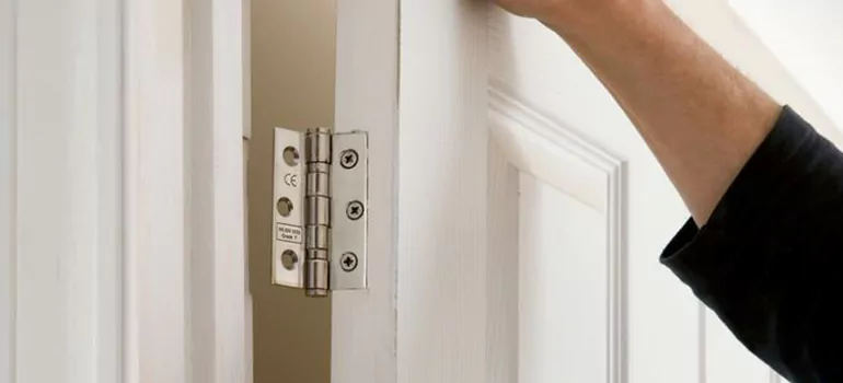 Bathroom Stall Door Hinge Repair in University, FL