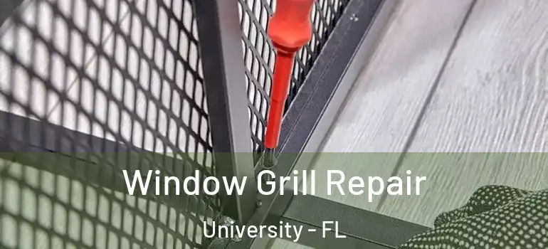  Window Grill Repair University - FL